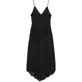 Vero Moda AWMALIA SL V-NECK ANKLE DRESS Dress Black