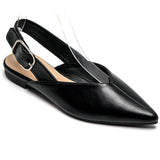 SHOES Amance Dam Sling Tillbaka Ballerinaskor 9705 Shoes Black