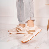 SHOES Annick Dam sneakers 8917 Shoes Beige