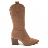 SHOES Astrid dam cowboyboots 9600 Restudsalg Camel