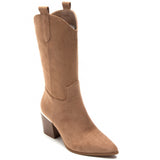 SHOES Astrid dam cowboyboots 9600 Restudsalg Camel