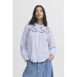 b.young B.YOUNG dam blus BYIMOGEN Blouse Silver Lake Blue Mix