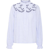 b.young B.YOUNG dam blus BYIMOGEN Blouse Silver Lake Blue Mix