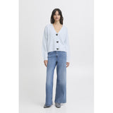 b.young B.YOUNG dam cardigan BXOMEA Cardigan Cashmere Blue MELANGE