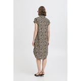 b.young B.YOUNG dam klänning BYFALAKKA Dress Rainy Day Leopard Mix