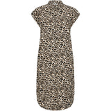 b.young B.YOUNG dam klänning BYFALAKKA Dress Rainy Day Leopard Mix