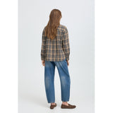 b.young B.YOUNG dam skjorta BYFABRICE Shirt GREY/BROWN