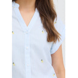b.young B.YOUNG dam skjorta BYISILAS Shirt Blue Stripes