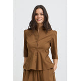 b.young B.YOUNG dam skjorta BYISSALI Shirt Sepia