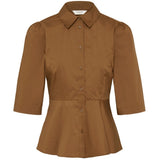 b.young B.YOUNG dam skjorta BYISSALI Shirt Sepia
