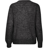 b.young B.YOUNG dam stickad BXOKAMA Knit Dark grey melange