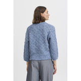 b.young B.YOUNG dam stickad BYOMHU Knit Blue Horizon Melange