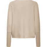 b.young B.YOUNG dam stickad tröja BYMMORLA Knit Humus Melange