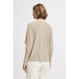 b.young B.YOUNG dam stickad tröja BYMMORLA Knit Humus Melange