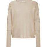 b.young B.YOUNG dam stickad tröja BYMMORLA Knit Humus Melange