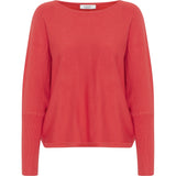 b.young B.YOUNG dam stickad tröja BYMMORLA Knit Poinsettia