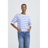 b.young B.YOUNG dam t-shirt BYMMORLA T-shirt Della Robbia Blue Stripe