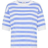 b.young B.YOUNG dam t-shirt BYMMORLA T-shirt Della Robbia Blue Stripe