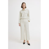 b.young B.YOUNG dame bukser BYDANNIA Pant Birch Mix