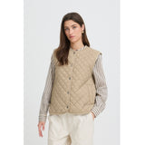 b.young B.YOUNG dame vest BYBERTA Vest Chinchilla