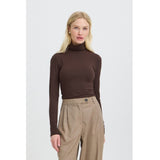 b.young B.YOUNG kvinnas rullkrage PAMILA Blouse Java