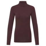 b.young B.YOUNG kvinnas rullkrage PAMILA Blouse Java