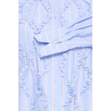 b.young B.young dam skjorta BYXJISOO Shirt Light Blue Stripe