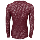 Black Colour BLACK COLOUR dam blus BCCECILY Blouse Plum