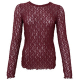 Black Colour BLACK COLOUR dam blus BCCECILY Blouse Plum