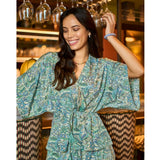 Black Colour BLACK COLOUR dam blus BCLUNA Blouse Sea Green