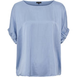 Black Colour BLACK COLOUR dam blus BCMABEL Blouse Dust blue