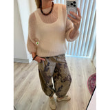 Black Colour BLACK COLOUR dam byxor BCALLY Pant Brown Camouflage