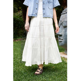 Black Colour BLACK COLOUR dam kjol BCHARRIET Skirt Off White
