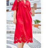 Black Colour BLACK COLOUR dam klänning BCMADICKEN Dress Red