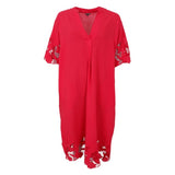 Black Colour BLACK COLOUR dam klänning BCMADICKEN Dress Red