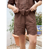 Black Colour BLACK COLOUR dam shorts BCAGNETA Shorts Espresso
