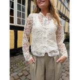 Black Colour BLACK COLOUR dam skjorta BCROSA Shirt Off White