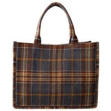 Black Colour BLACK COLOUR dam väska BCDEX Bag Grey Check
