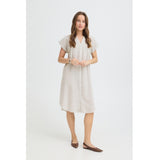 b.young B young dam klänning BYIZOLA Dress Vetiver Stripe