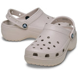 Crocs CROCS KLASSISKA PLATTFORMSTRÄSKO Shoes Cocoa Cream