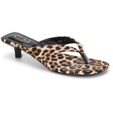 SHOES Clarinda Dam klackskor 7082 Shoes Leopard