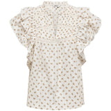 ONLY ENDAST DAMTOPP ONLLELE Top Cloud Dancer flower