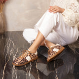 SHOES Elie Dam sneakers 8965 Shoes Leopard