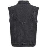 ONLY Endast damväst ONLKENNEDY Vest Washed Black