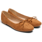 SHOES Florence Dam ballerinaskor DS-1A18 Shoes Camel