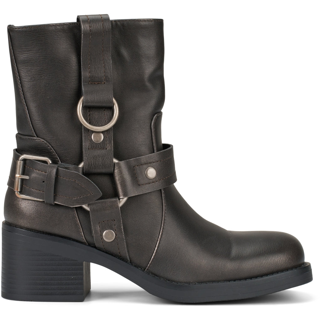 Malou dam bikerboots 9636A - Khaki