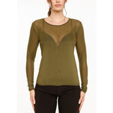 Liberté LIBERTÉ dam MESH T-shirt Army