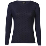 Liberté LIBERTÉ dam MESH T-shirt BLACK MEDIUM DOT