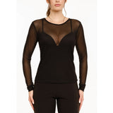 Liberté LIBERTÉ dam MESH T-shirt Black