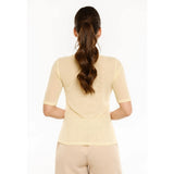 Liberté LIBERTÉ dam T-shirt MESH DOT T-shirt Yellow